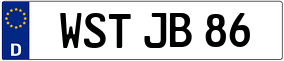 Truck License Plate